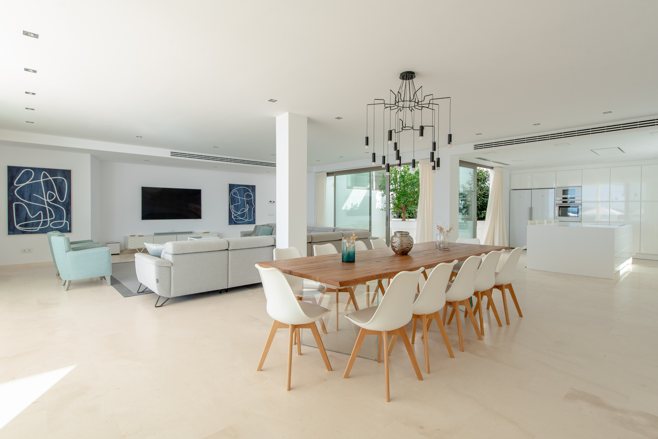 Resa Estates Ibiza sale koop Villa Marcos sea views dining .JPG